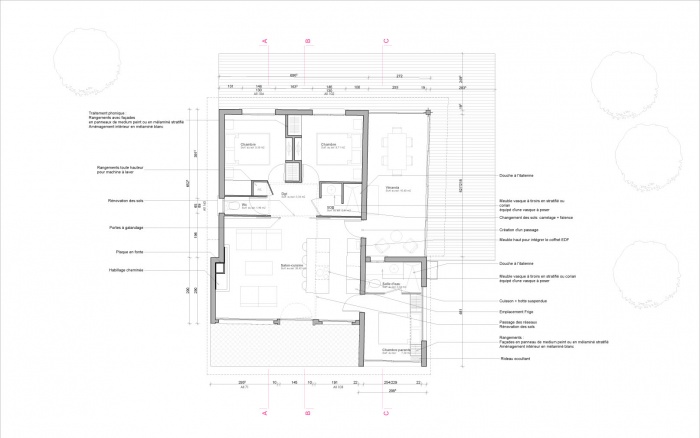 Entre intimit et convivialit ! : Esquisse projet